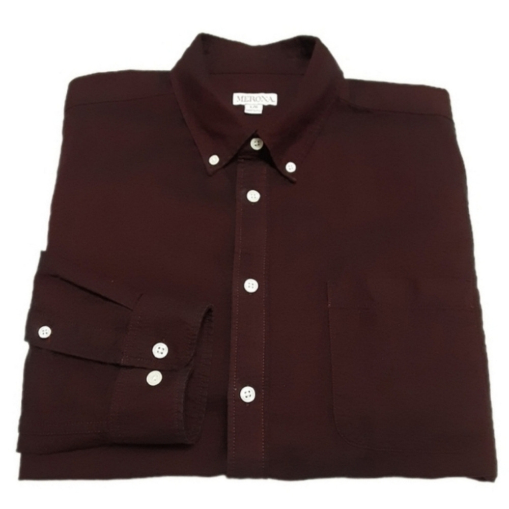 Merona Button Up Shirt Mens Large